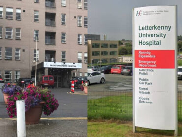57 people awaiting admission to two main North West hospitals