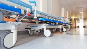 Number waiting trolleys at North West hospitals remains high