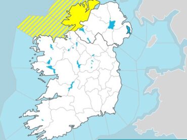 Yellow weather warning issued for Co. Donegal