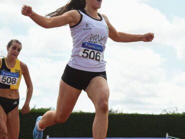 Lauren Cadden wins national senior 200m title