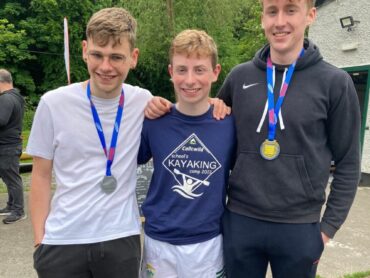 Sligo Grammar School canoeists win medals at Junior Liffey Descent