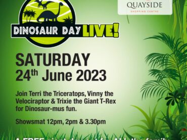 Dinosaur Day Live Returns To Quayside Shopping Centre