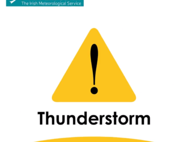 Another yellow thunderstorm warning issued for North West
