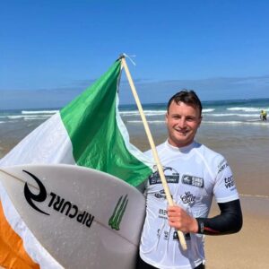 Sligo's Gearoid McDaid wins silver medal at European Surfing Championships