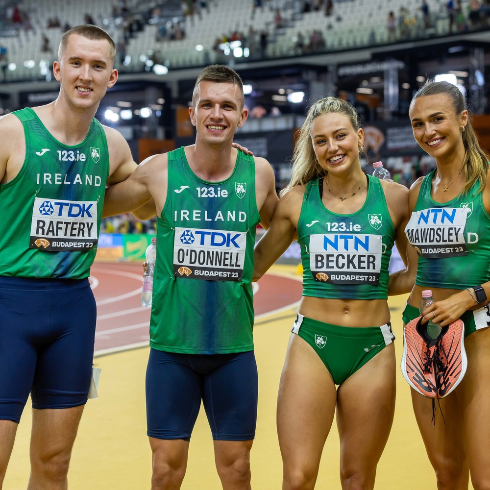 Ireland mixed relay team finish 6th in World final
