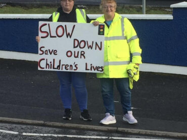 Parents protest at dangers to children at Dunkineely pedestrian crossing