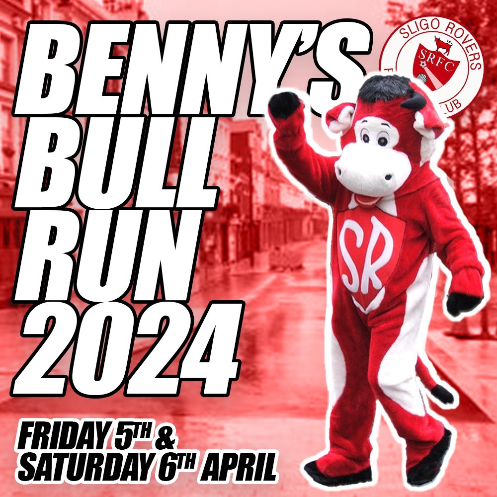 Sligo Rovers launch Benny's Bull Run 2024