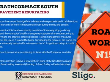 Sligo County Council issue statement regarding Rathcormac roadworks
