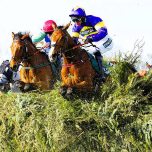 Derek Fox unseated at opening fence of Grand National