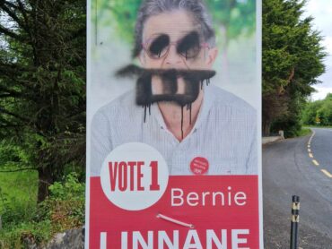 Another local election candidate has posters vandalised