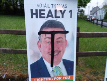 Sligo Drumcliff Councillor has election posters defaced